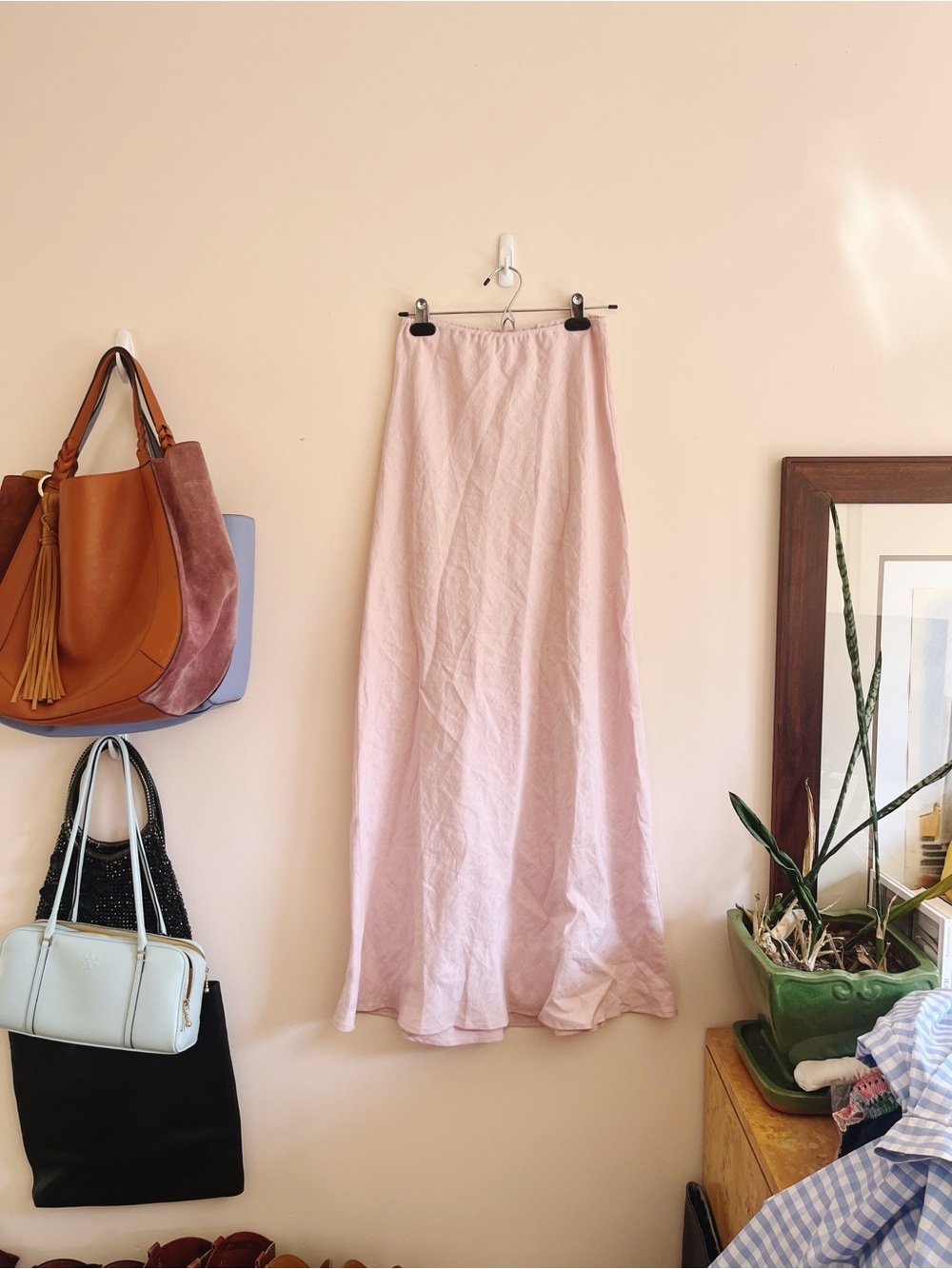 VRG GRL Linen Maxi Skirt